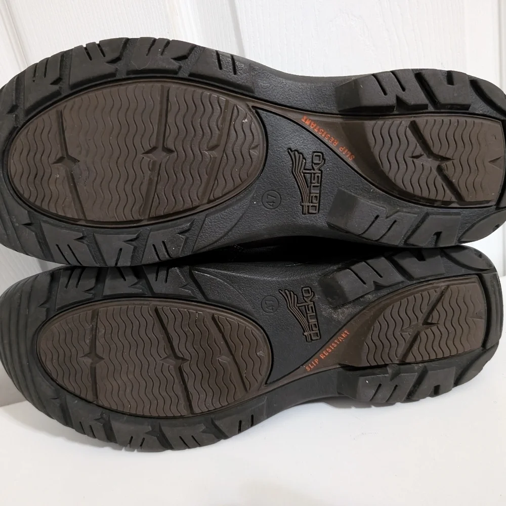 Dansko Wayne Mens Shoes Size EU 47 US 13.5-14 Brown Leather Comfort